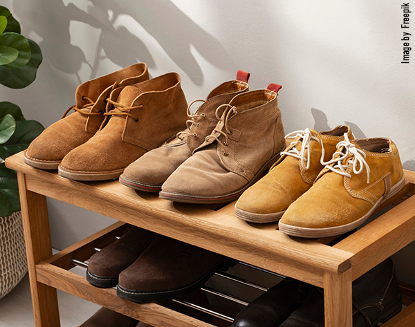 Velours Schuh