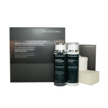 Walter Knoll leather care set for wax leather