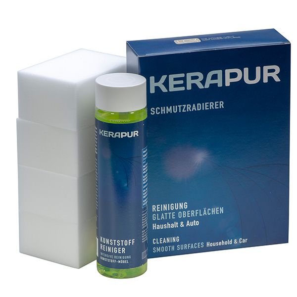 KERAPUR Reinigungs-Set für Kunststoff-Möbel