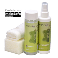 KERALUX Lederpflege Set für Lederarten mit Vintage Effekt