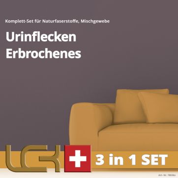 Reinigungs- und Imprägnierset gegen Urin und Erbrochenes auf Stoff