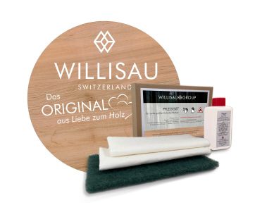 WILLISAU SWITZERLAND Original Care Set for White Oiled Wood Surfaces