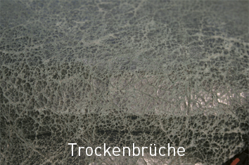 trockenes Leder