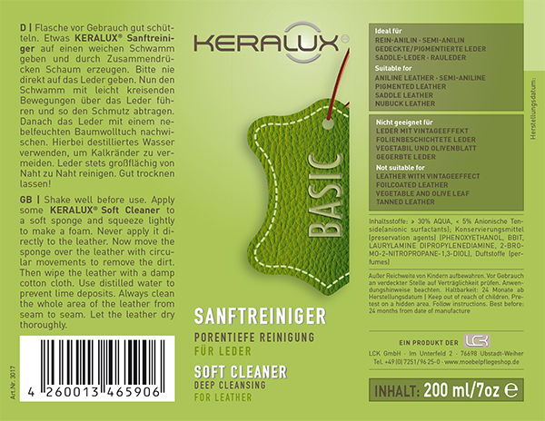 KERALUX® Reiniger Aktiv Plus P 3