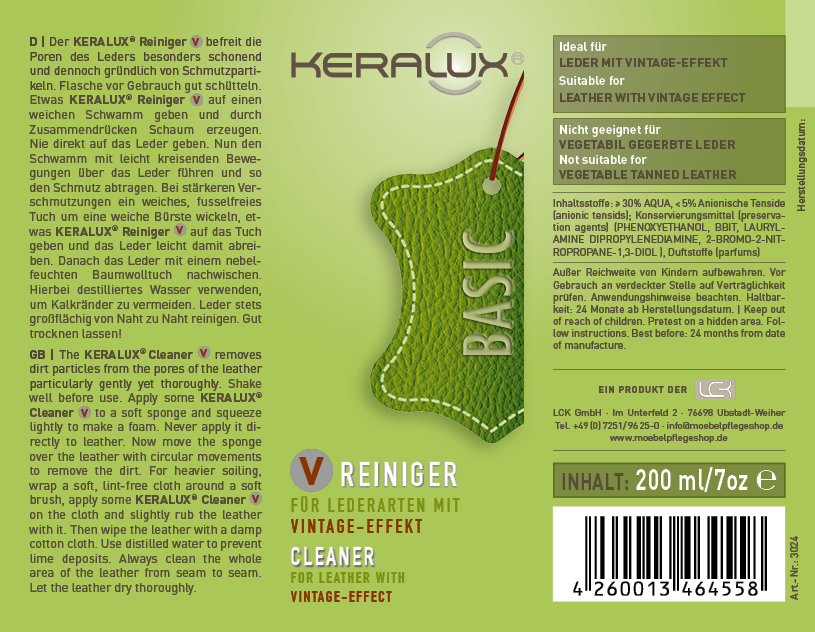 KERALUX® Reiniger V 2