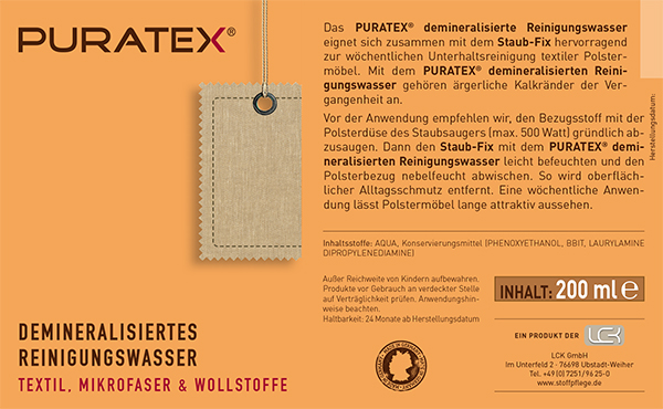 PURATEX® Care Set for textile upholstery 3