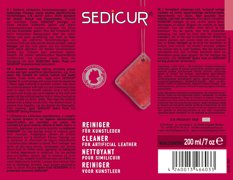 SEDICUR® Kunstleder Reiniger 2