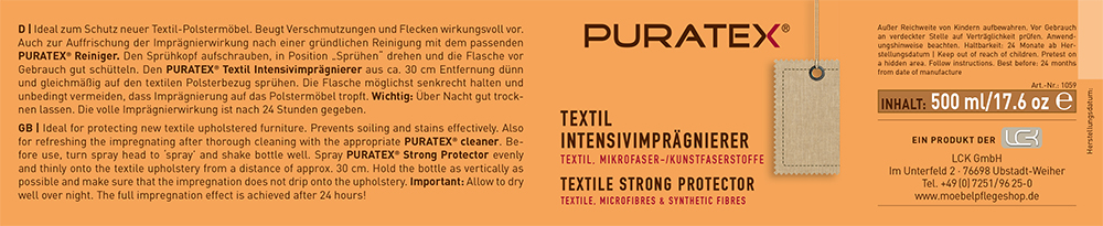 PURATEX® Strong Protector for textile upholstery 2