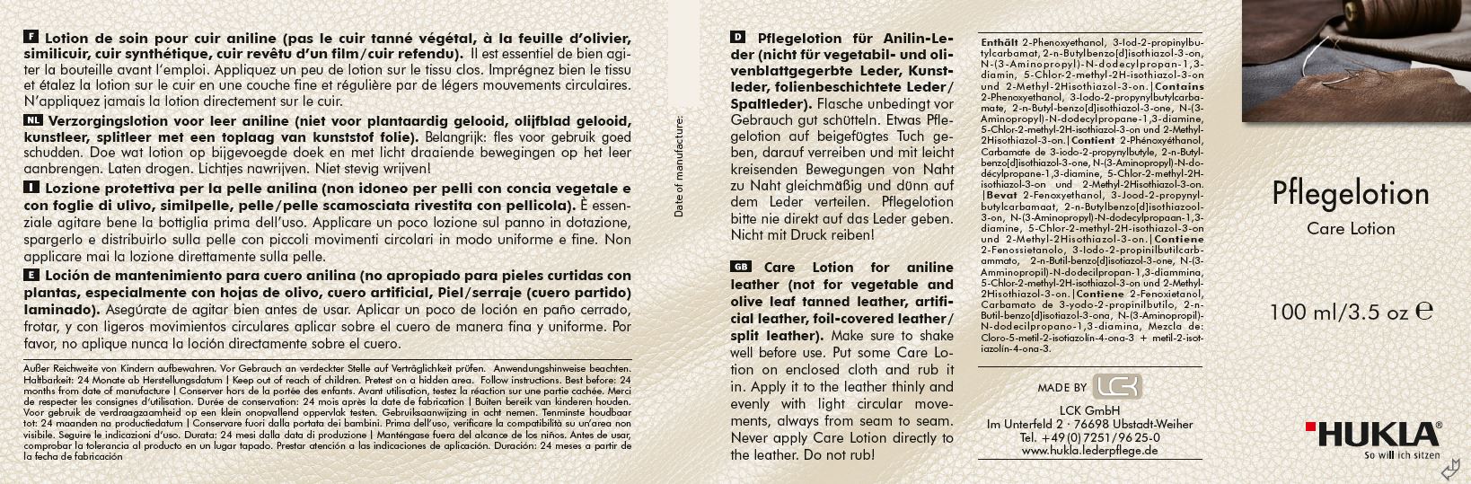 HUKLA Lederpflege-Set für  naturbelassene Anilin-Leder 3