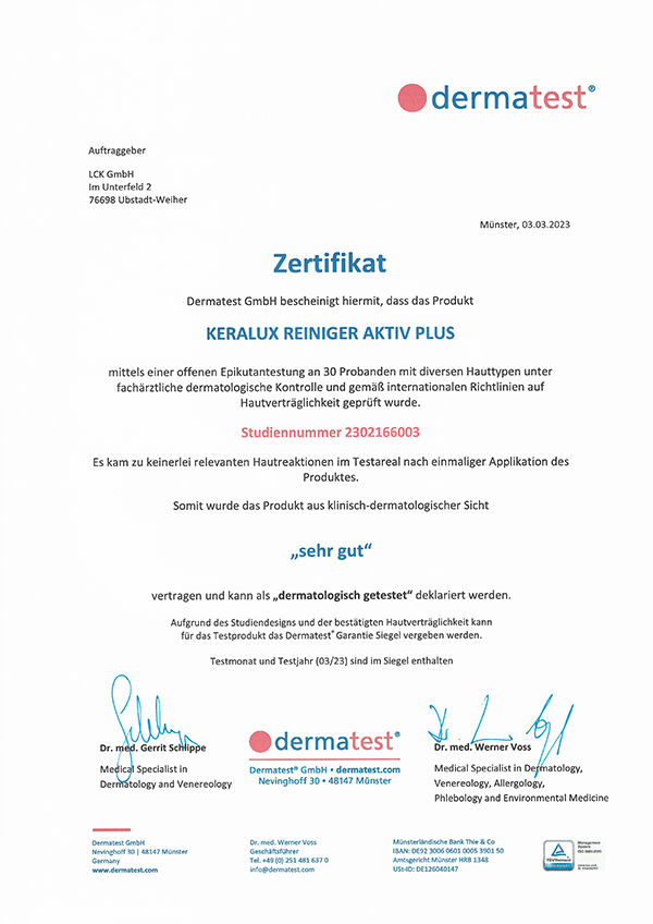 KERALUX® Reinigungs-Set Aktiv Plus P 6