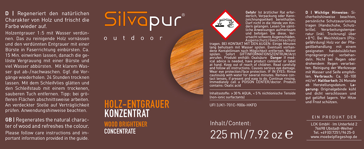 SILVAPUR® Wood Care Set outdoor 4