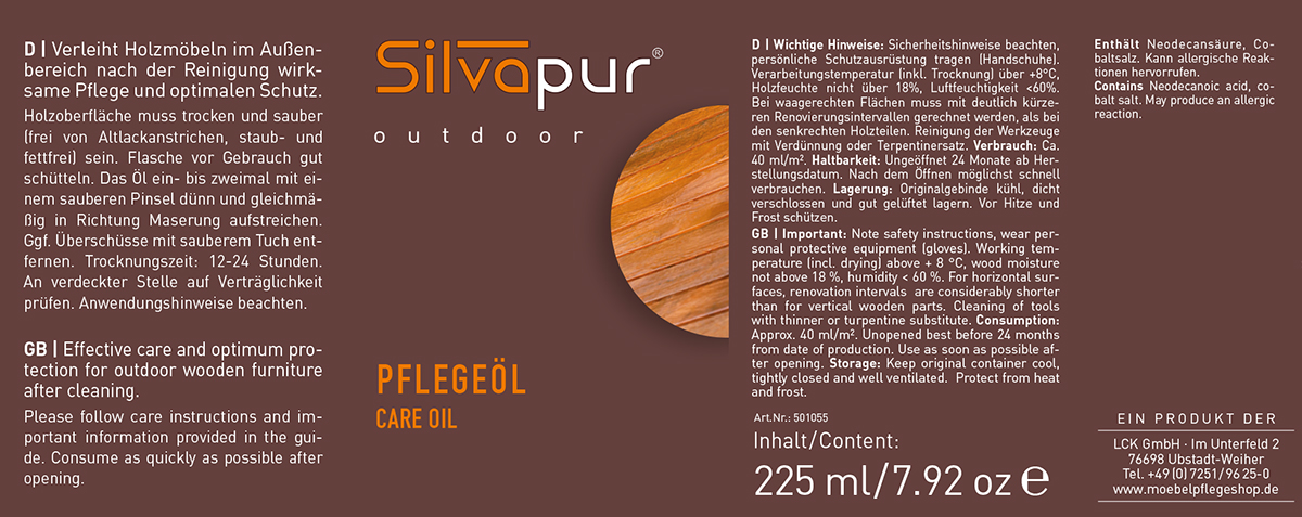 SILVAPUR® Wood Care Set outdoor 5